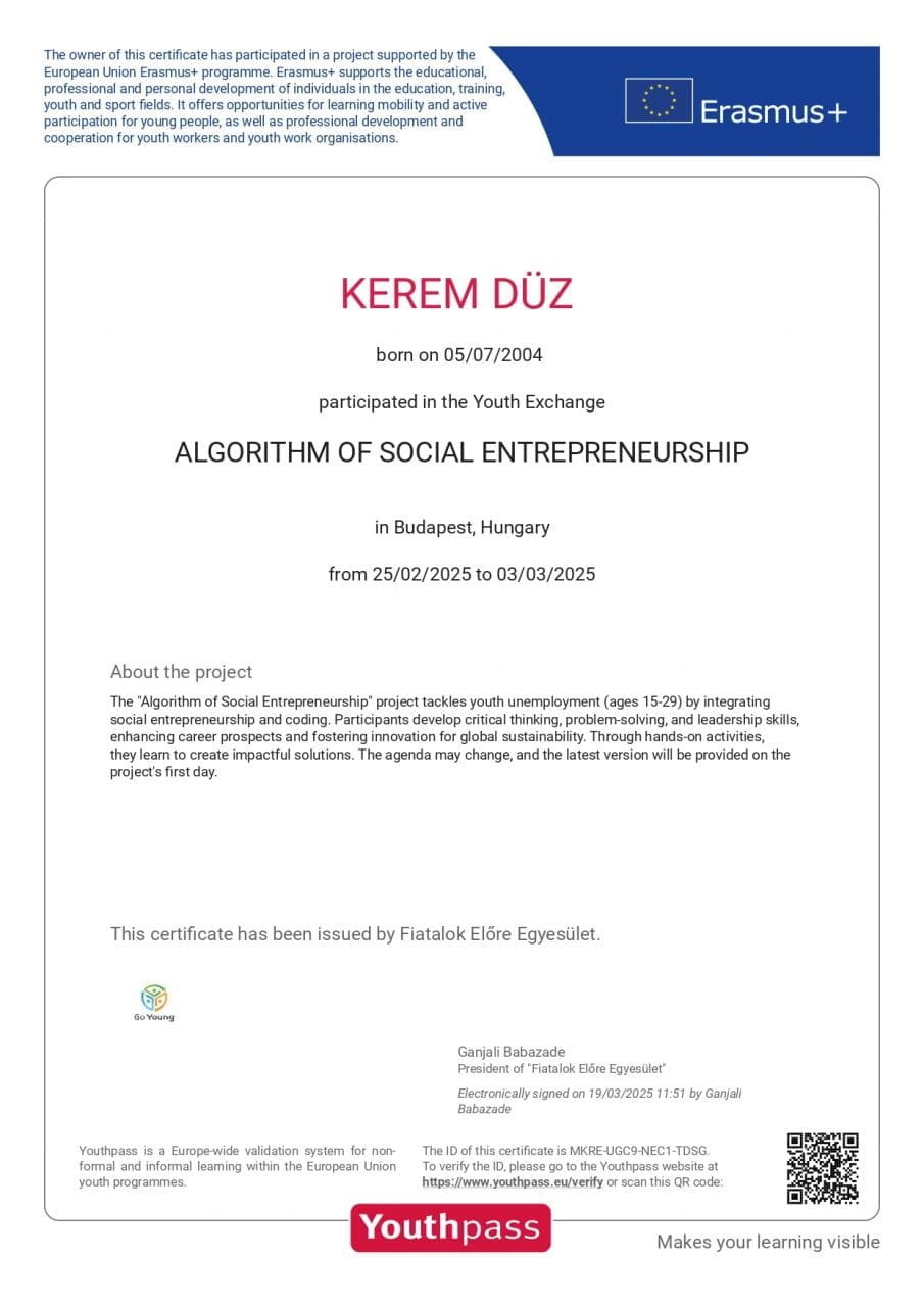 Algorithm Of Social Entrepreneurship